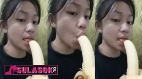 Pinakita ni Jingjing ang Tamang Pagsubo ng Saging